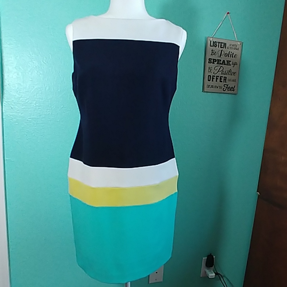 Color block dress